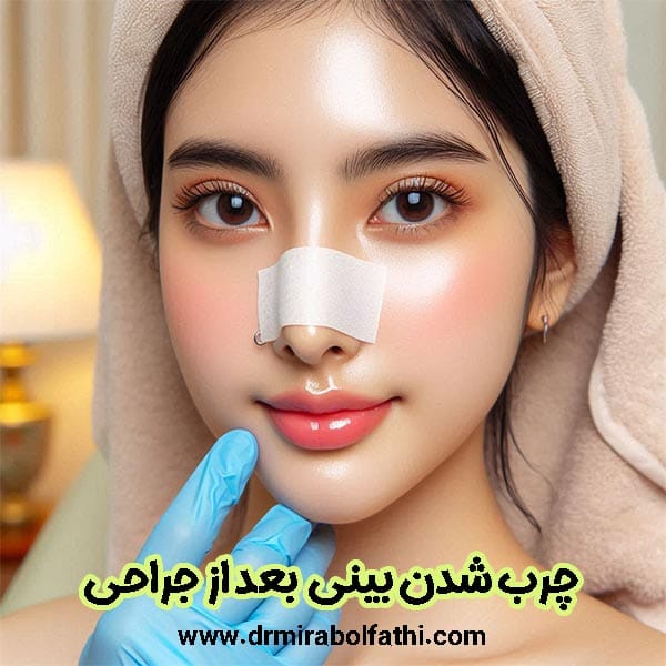 چرب شدن بینی بعد از عمل - دکتر صبا میرابوالفتحی